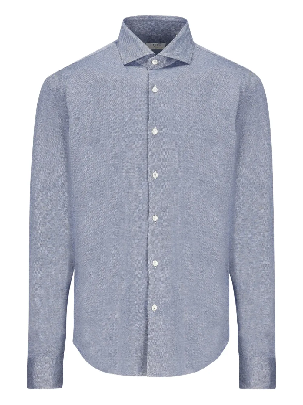 Xacus textured button-down shirt | Blue | Image 1