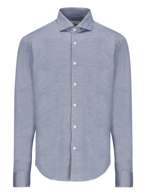 Xacus textured button-down shirt