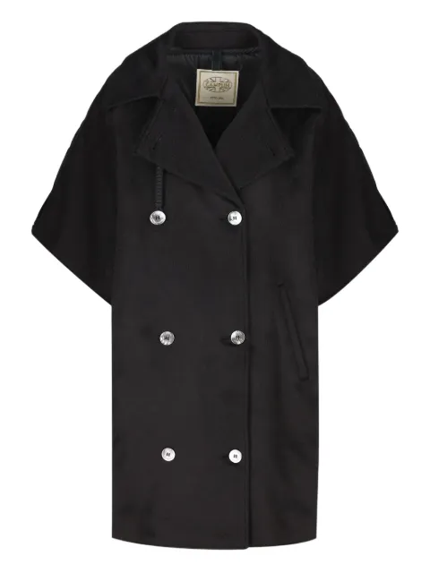 Camplin double-breasted short-sleeve coat