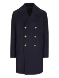 Sealup double-breasted wool coat - Blue