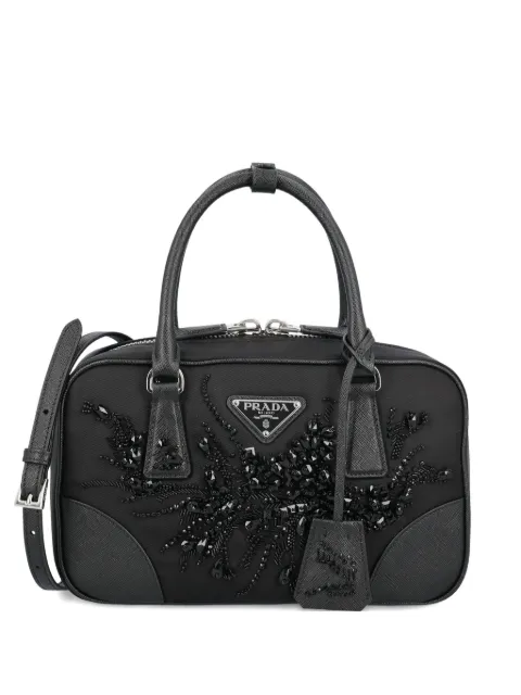 Prada crystal-embellished mini bag