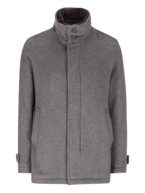 Herno cashmere high-neck jacket