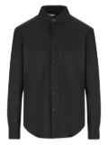 Xacus long-sleeve button-down shirt - Black