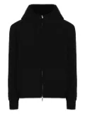 Svevo hooded zip-up sweater - Black