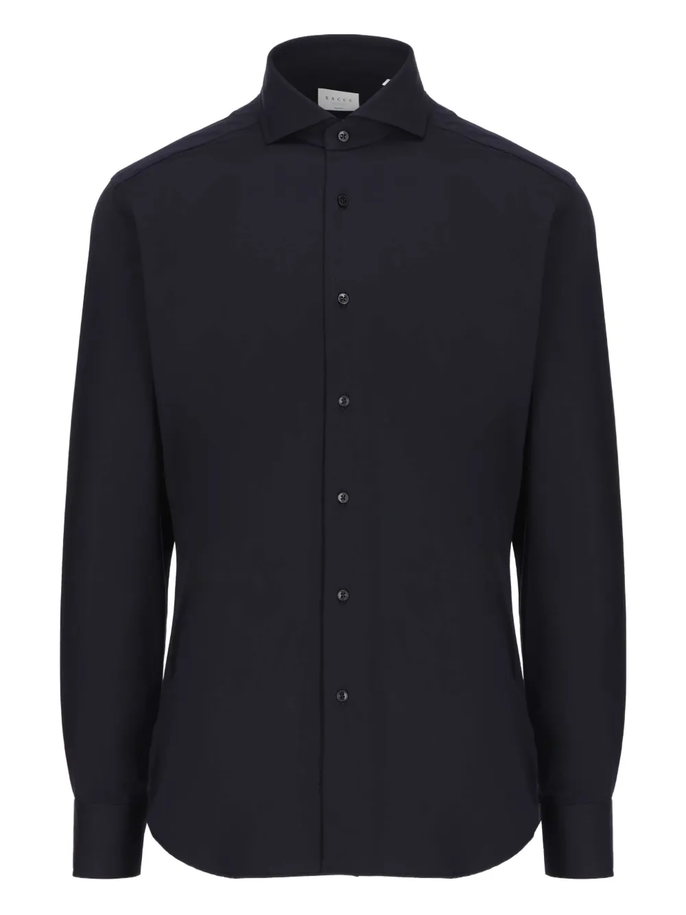 Xacus long-sleeved button-down shirt | Black | Image 1