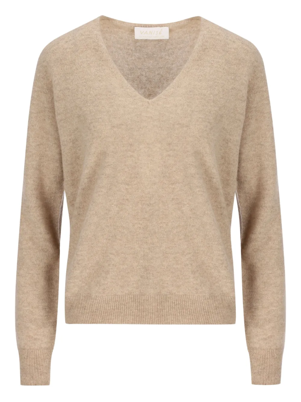 Vanisè v-neck cashmere sweater | Neutrals | Image 1