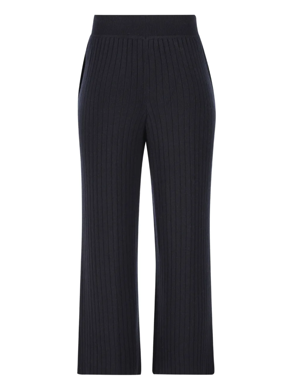 Loro Piana Coste ribbed welt-pocket trousers - Blauw