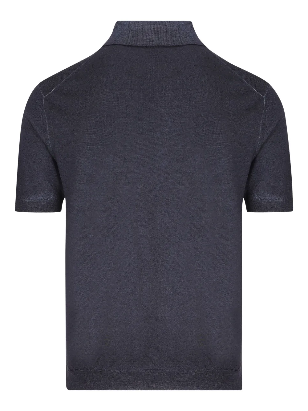 Prada embroidered cashmere polo shirt - Blauw