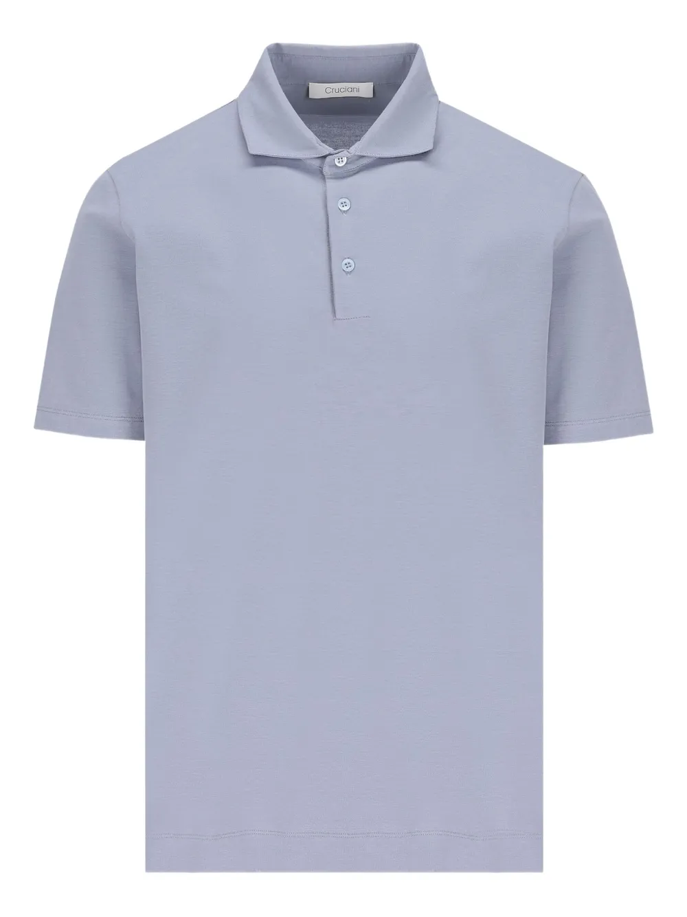 Cruciani Short-sleeve Polo Shirt In Blue