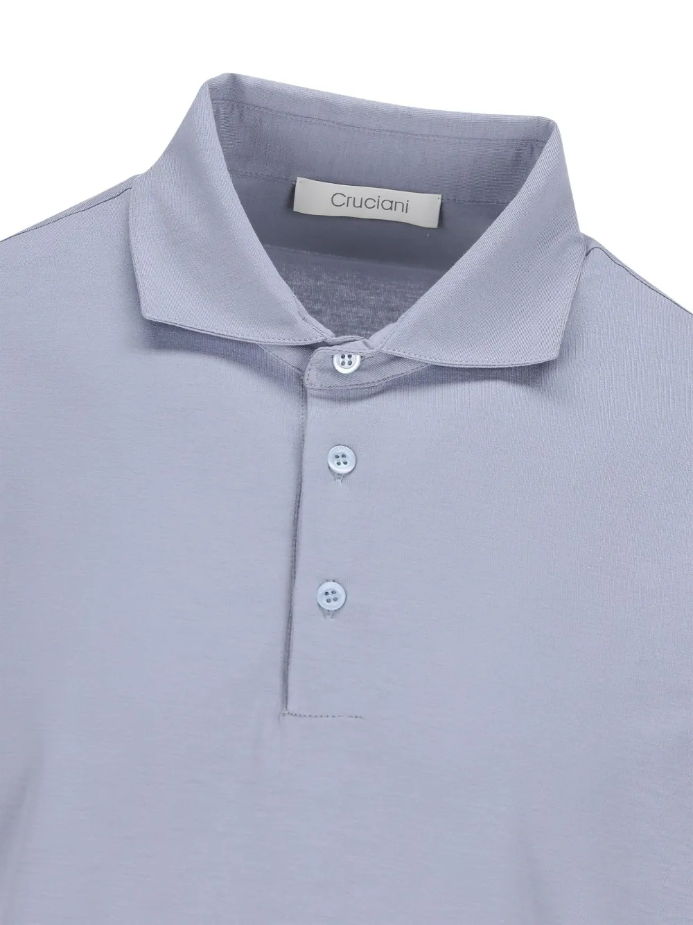 Cruciani Short-sleeve Polo Shirt In Blue