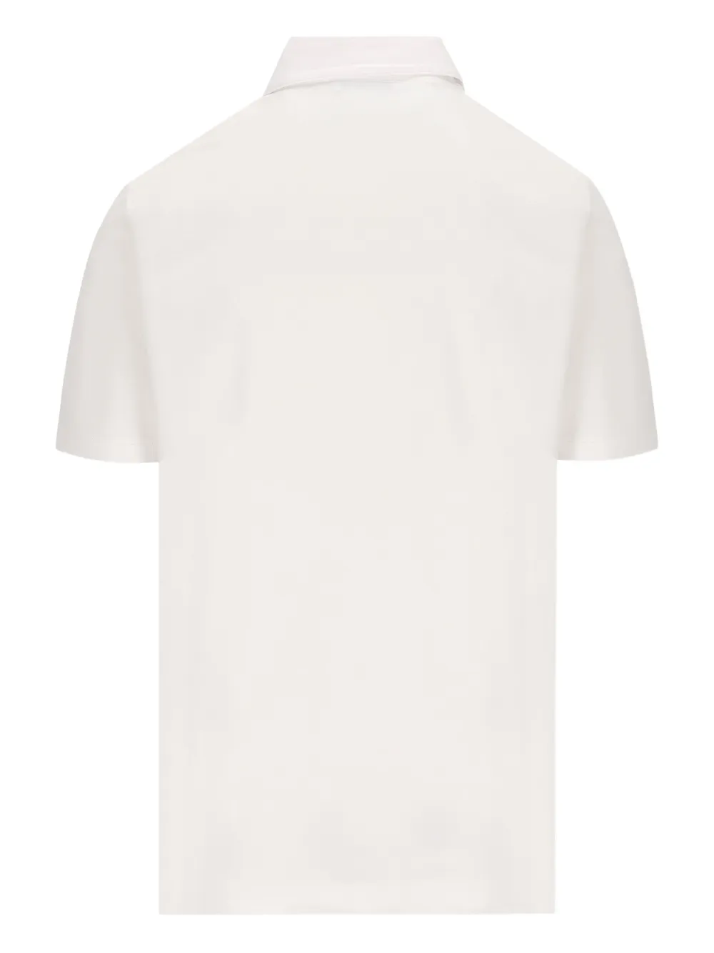 Cruciani three-button polo shirt - Wit