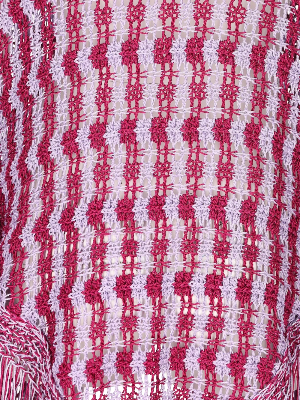 Giada Benincasa stripe-pattern fringed-hem scarf | Image 2