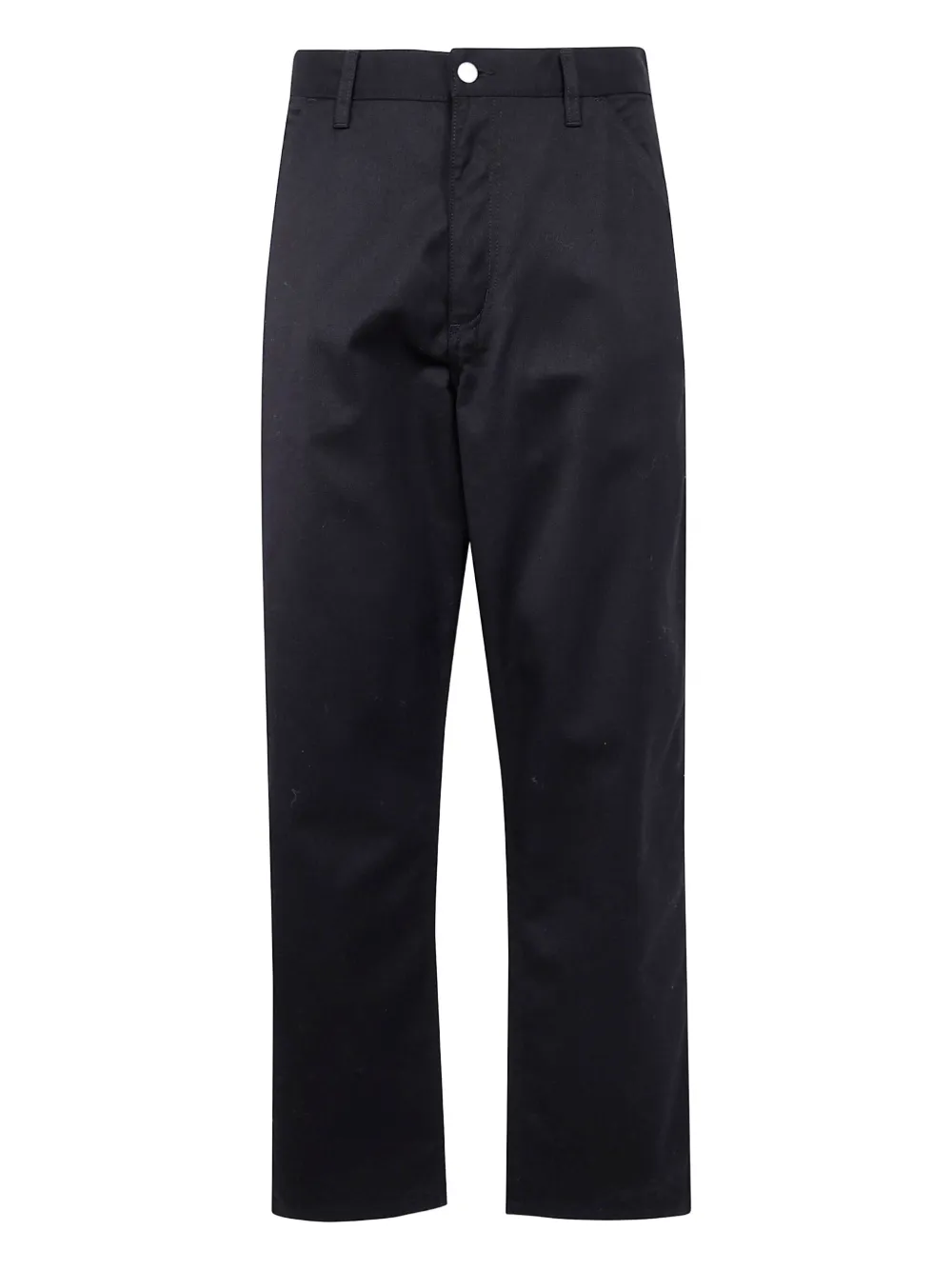 Carhartt Logo-patch Trousers In Black