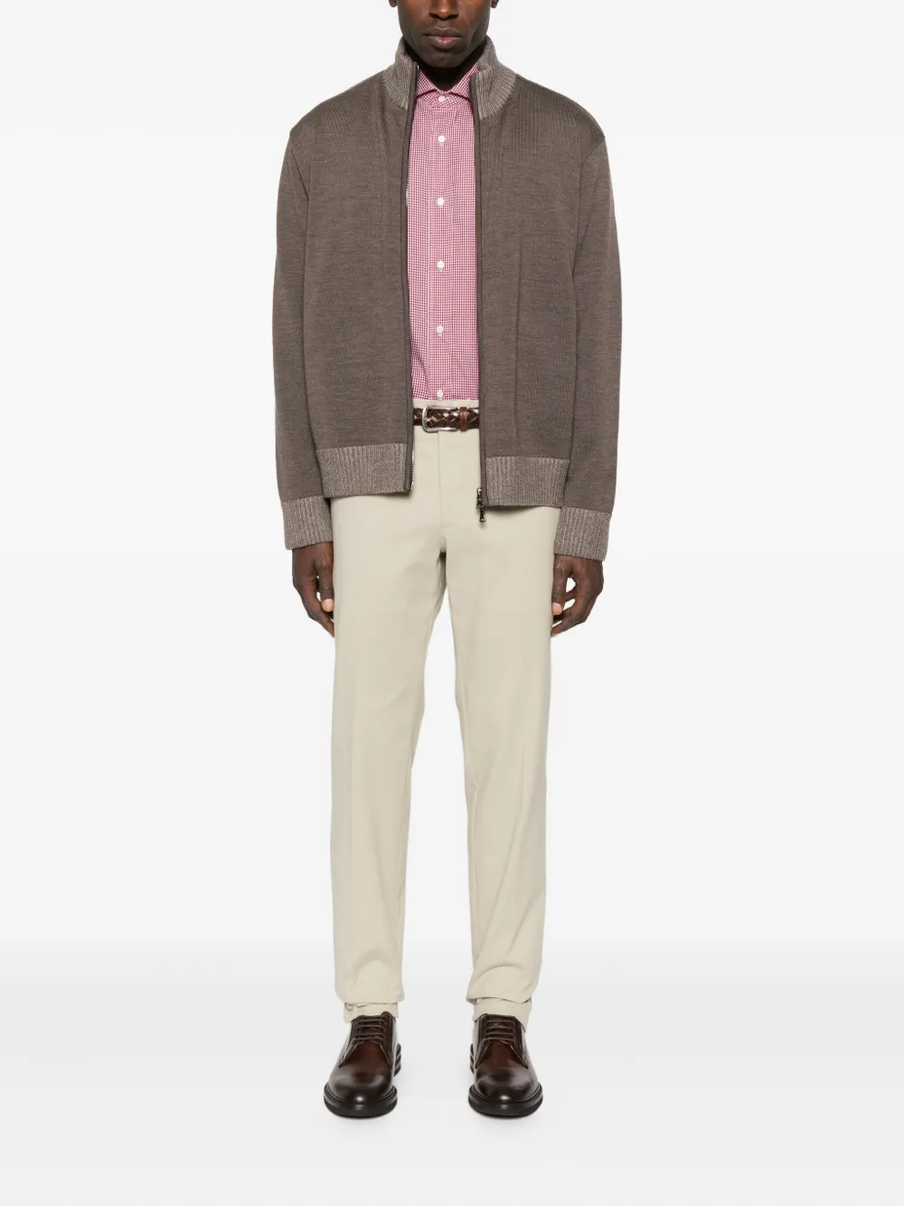 Brunello Cucinelli gingham shirt - Rood