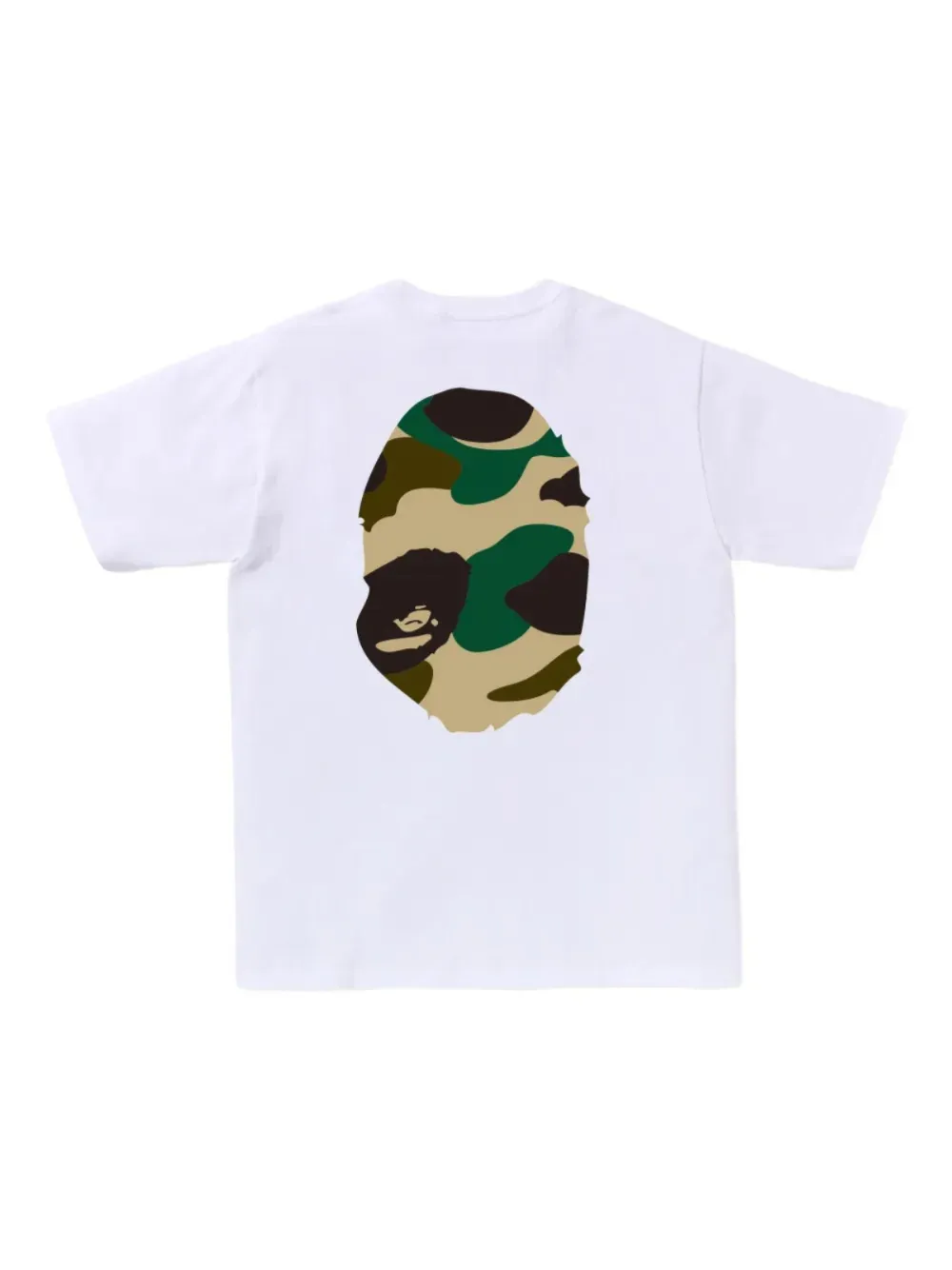 A BATHING APE 1st Camo T-shirt met grafishe cprint - Wit