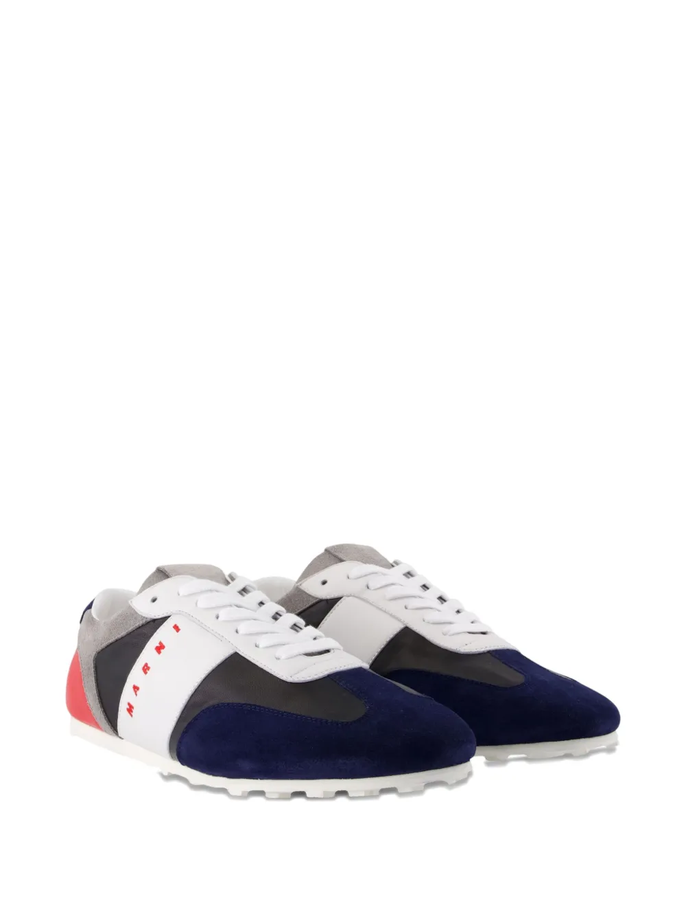 Marni calfskin panelled sneakers | Low-Tops | Image 2