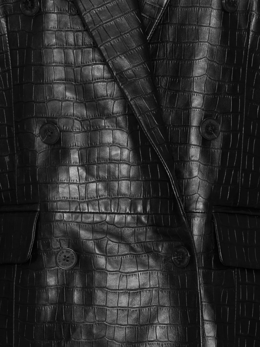 ROTATE BIRGER CHRISTENSEN Blazer met dubbele rij knopen Zwart
