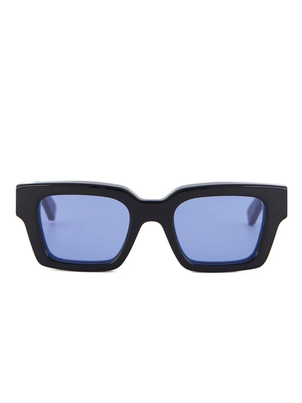 Off-white Eyewear Virgil Rectangle Logo Sunglasses In Black