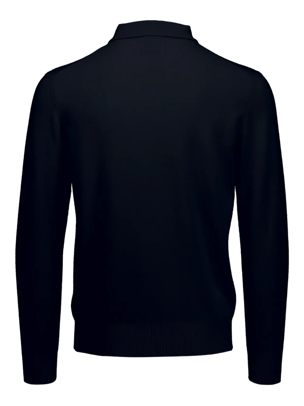 Allude long-sleeve polo shirt - Blauw