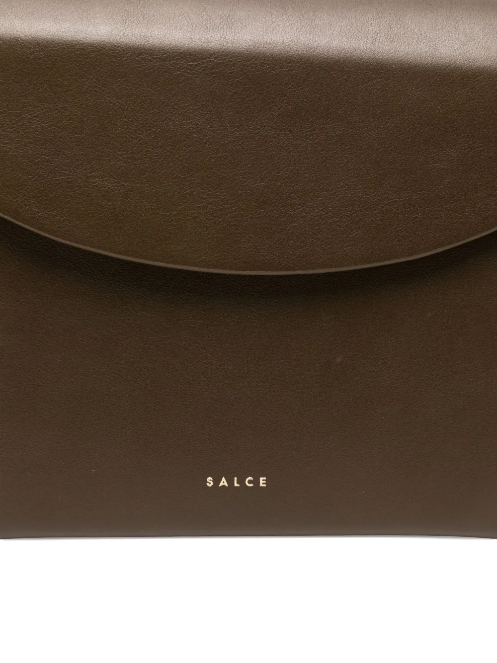 Salce Aida Leather Tote Bag In Brown