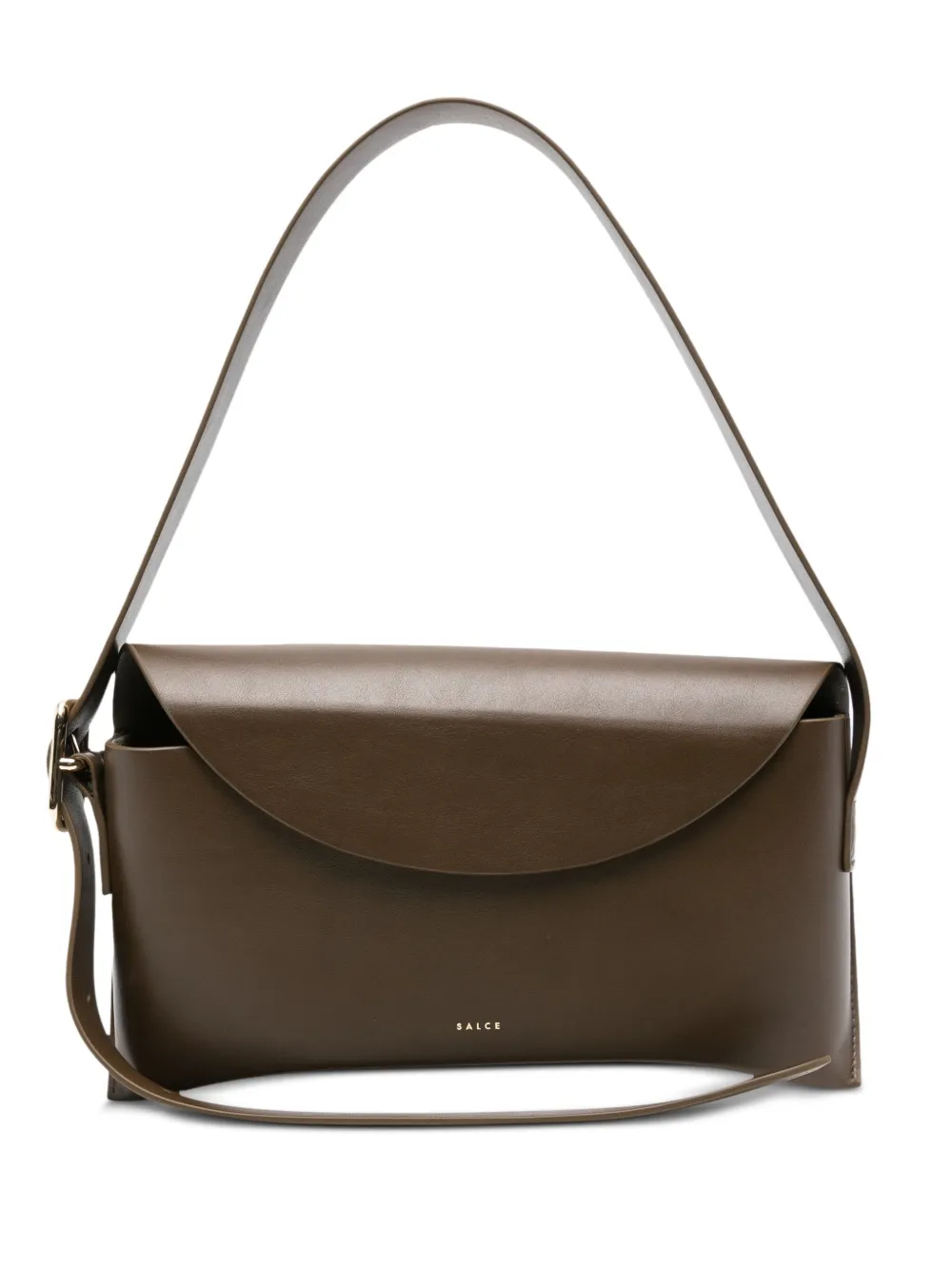 Salce Aida Leather Tote Bag In Brown