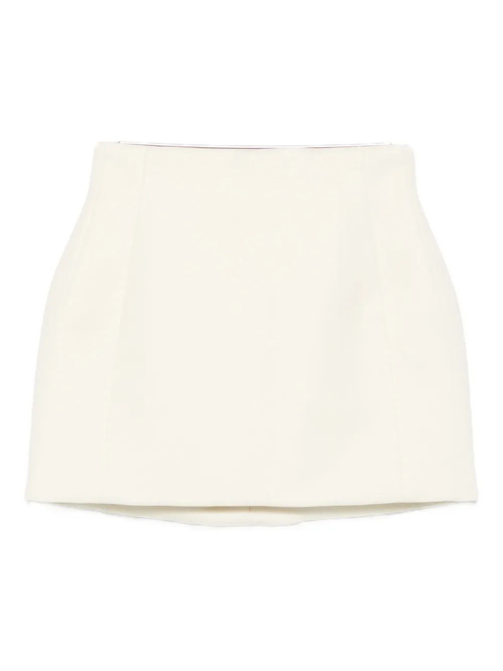 WARDROBE.NYC sculpted mini skirt - Bianco