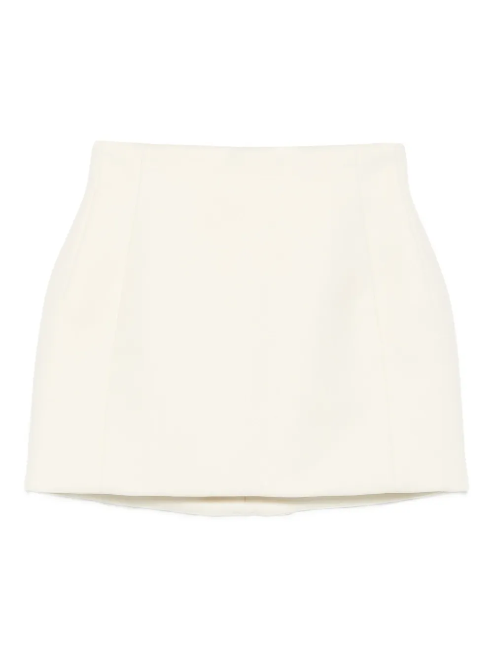 WARDROBE.NYC sculpted mini skirt | White | Image 1