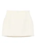 WARDROBE.NYC sculpted mini skirt - White