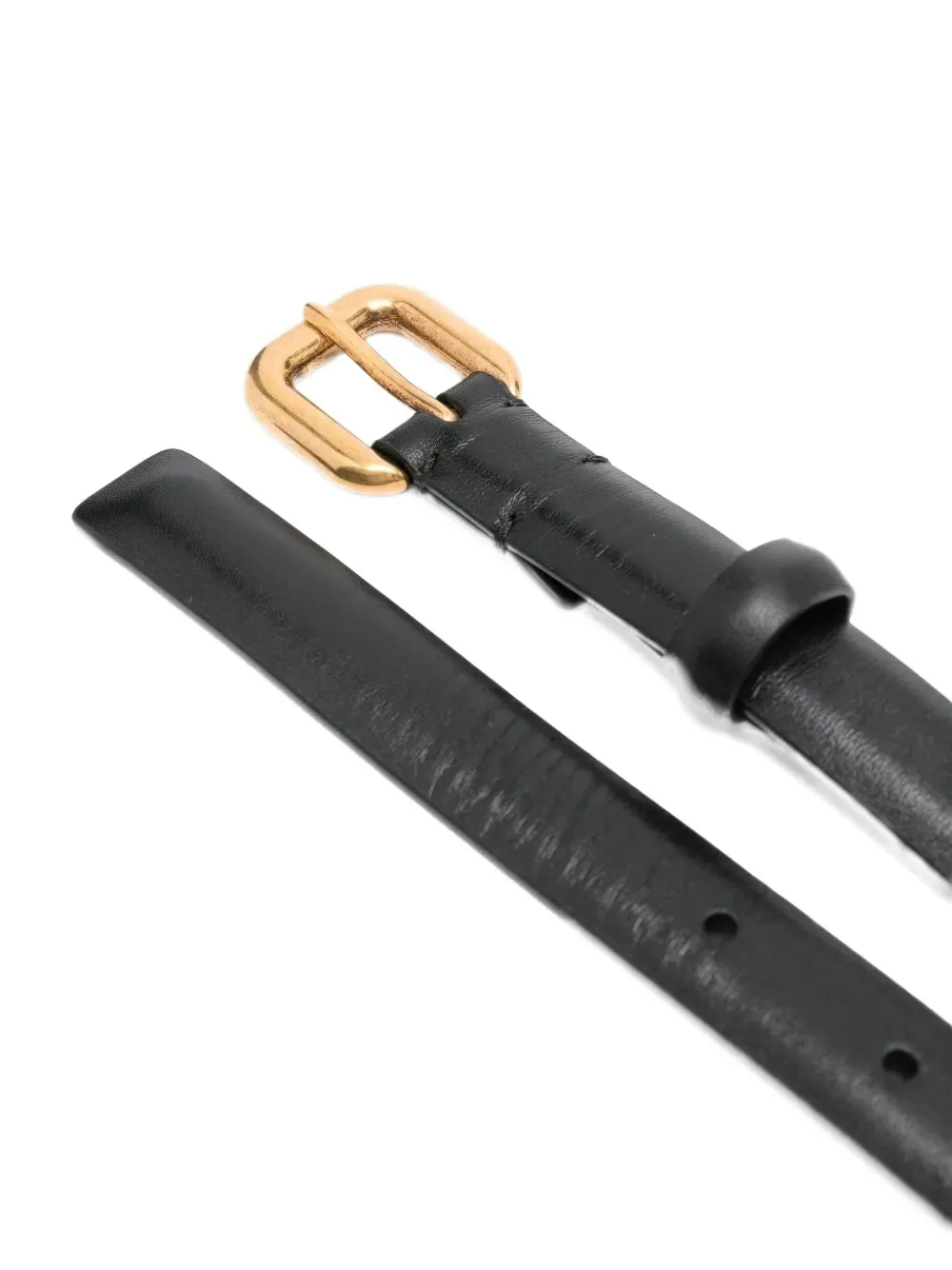 WARDROBE.NYC leather belt - Zwart