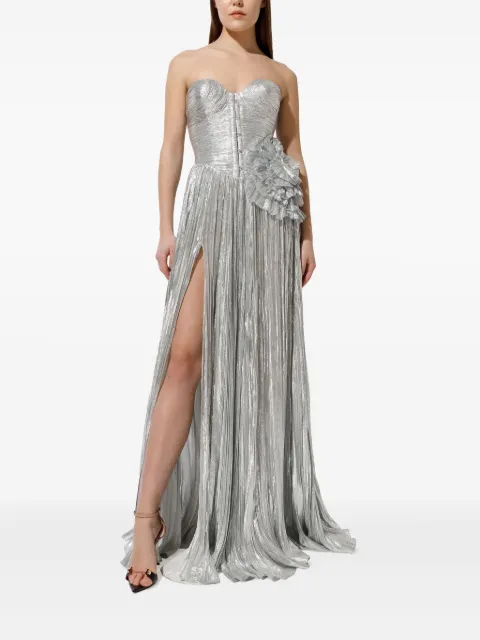 Iris Serban pleated corset dress