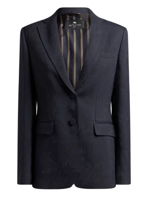 ETRO Blazer con stampa paisley