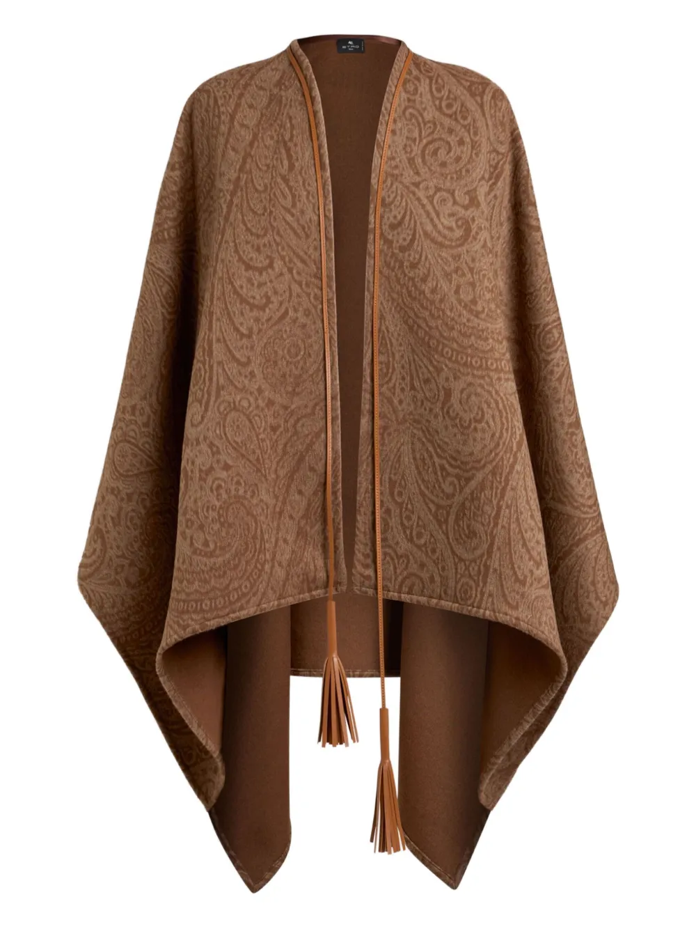 ETRO كيب جاكار بنقش بيزلي | بني | Image 1