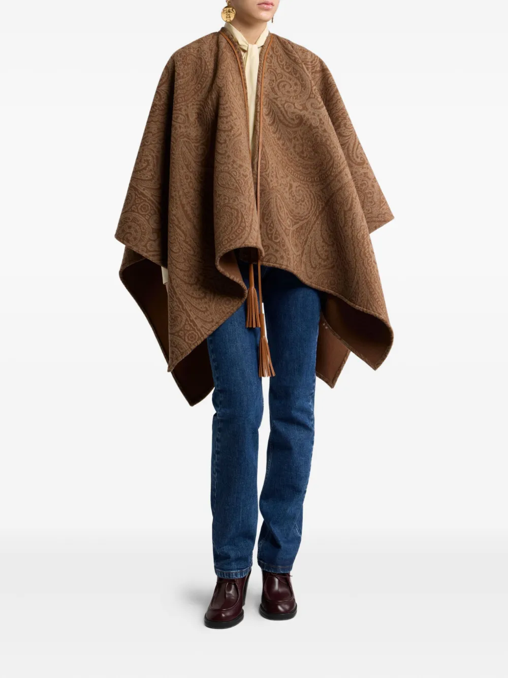 ETRO كيب جاكار بنقش بيزلي | كيب | Image 2