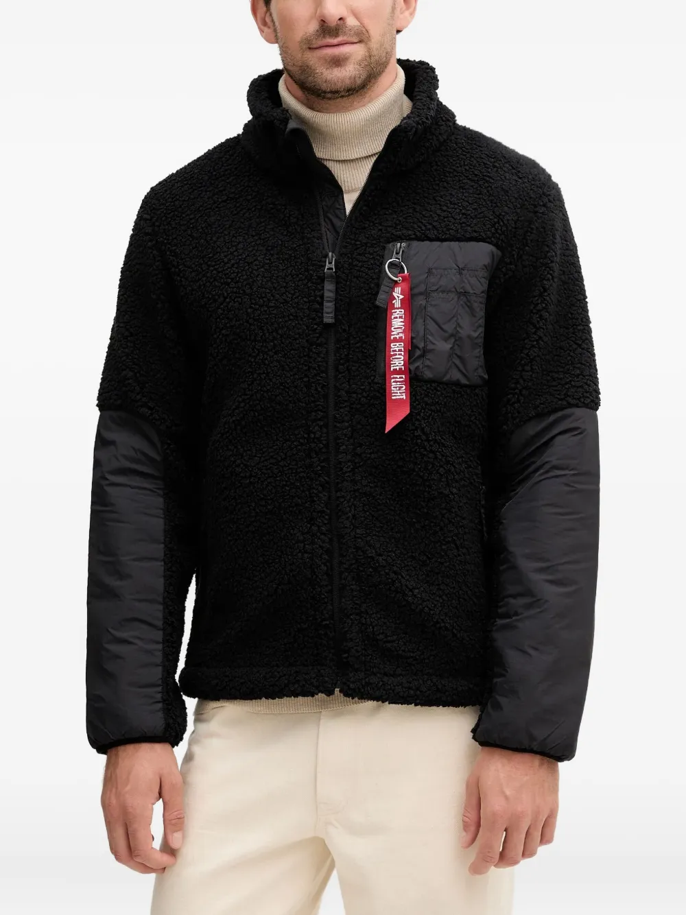Alpha Industries chamarra con cierre | negro | Image 1