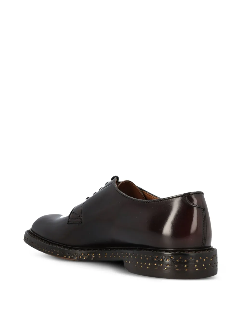 Doucal's Derby schoenen met studs Bruin