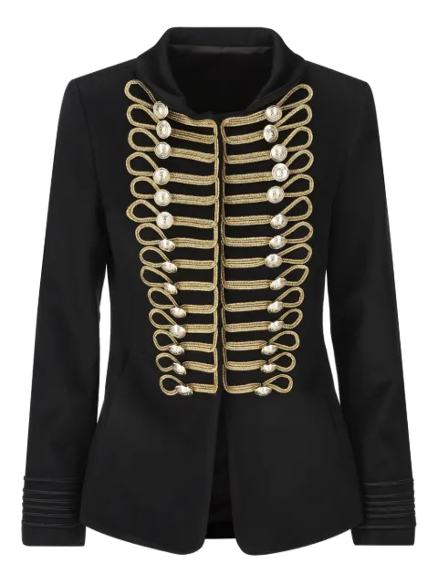 IL TABARRO braid-trimmed military jacket