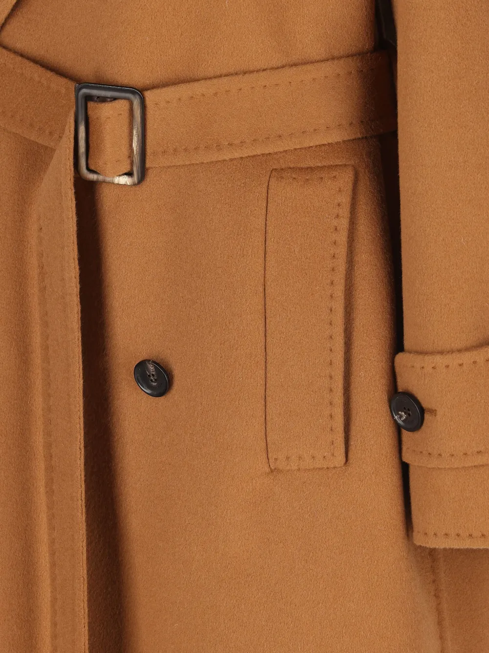 Loro Piana Jas met ceintuur Bruin