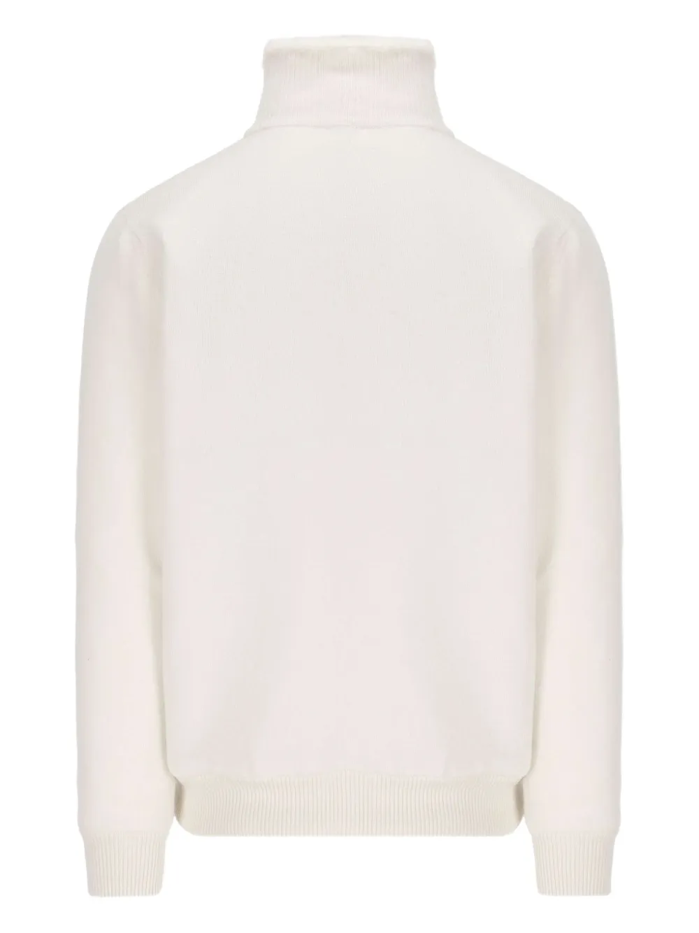 Svevo High-neck Virgin Wool Jacket In Neutral