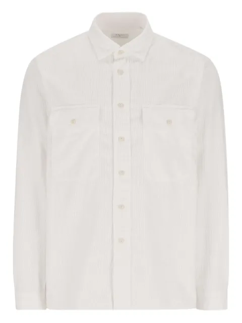 Xacus corduroy patch-pocket shirt