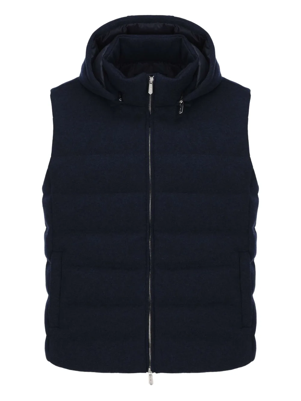 Svevo hooded quilted gilet | Blue | Image 1
