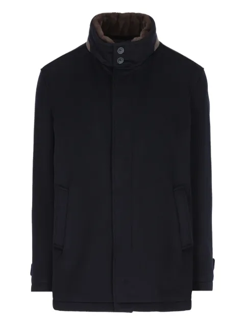 Herno cashmere high-neck jacket