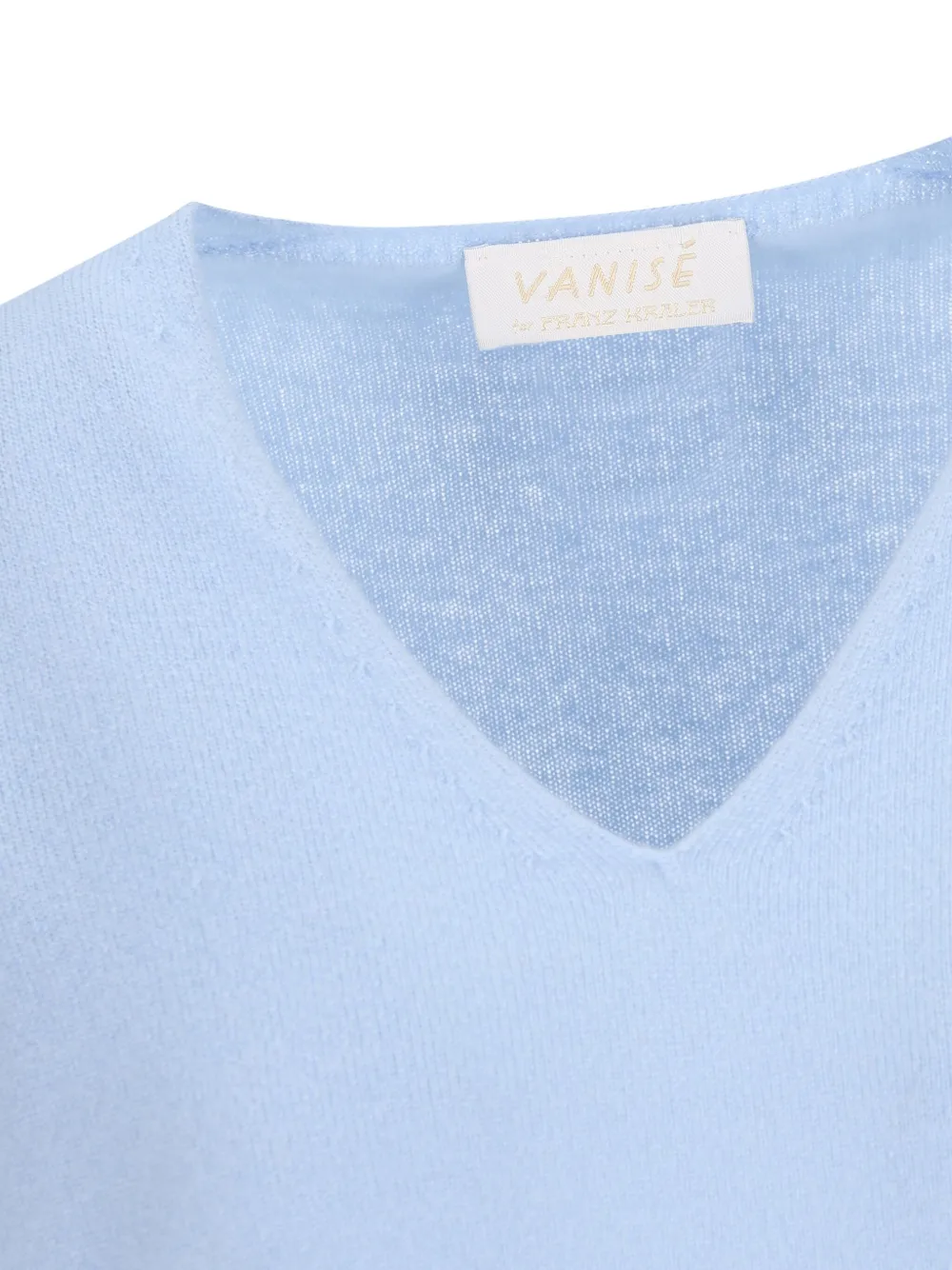  Vanisè V-neck Cashmere Sweater - Blue 