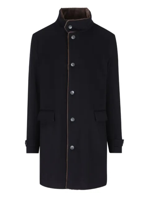 Herno high-neck wool coat