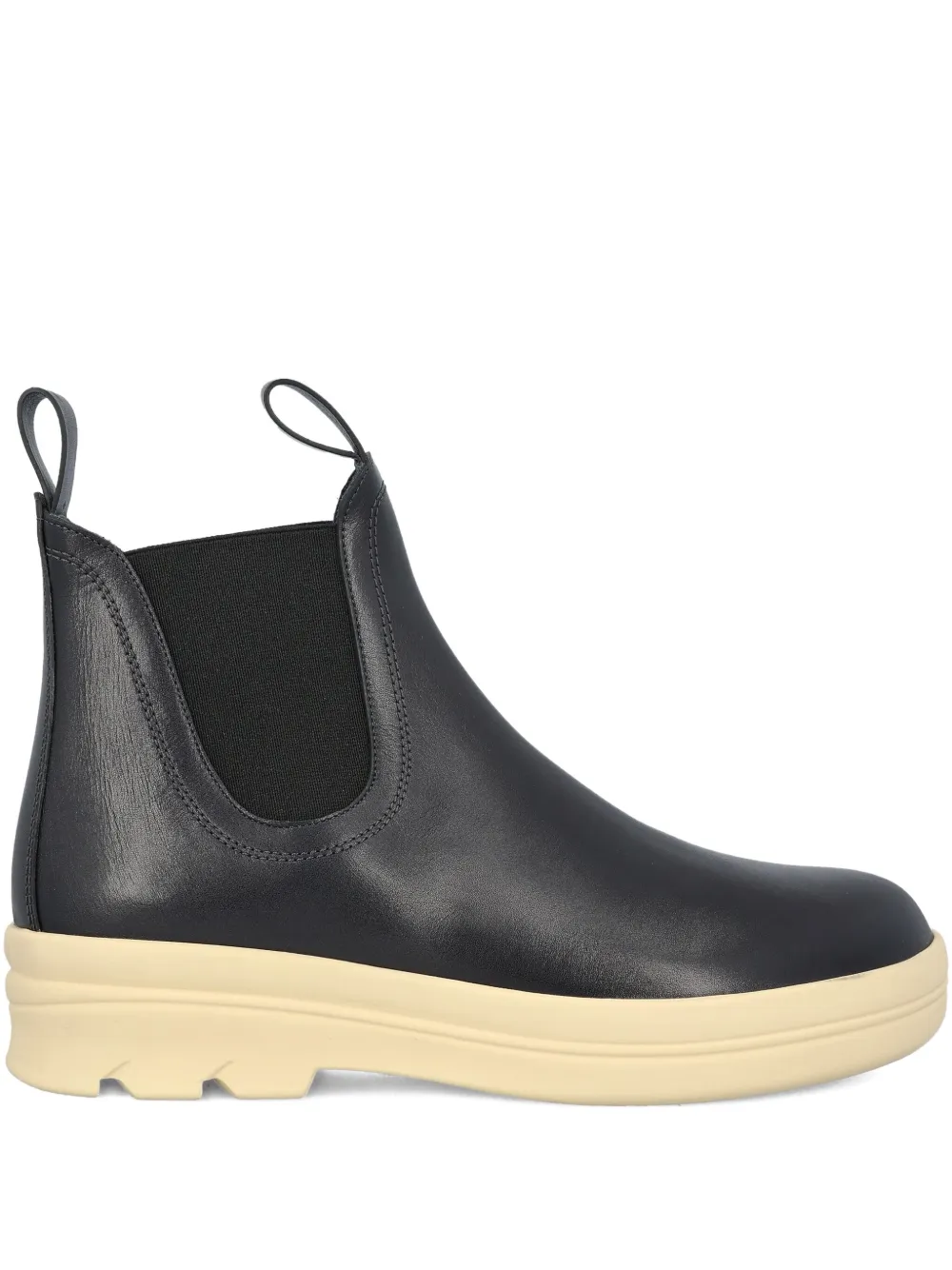 Loro Piana elastic-insert calfskin boots | Blue | Image 1