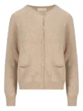 Vanisè patch-pocket cashmere cardigan - Neutrals