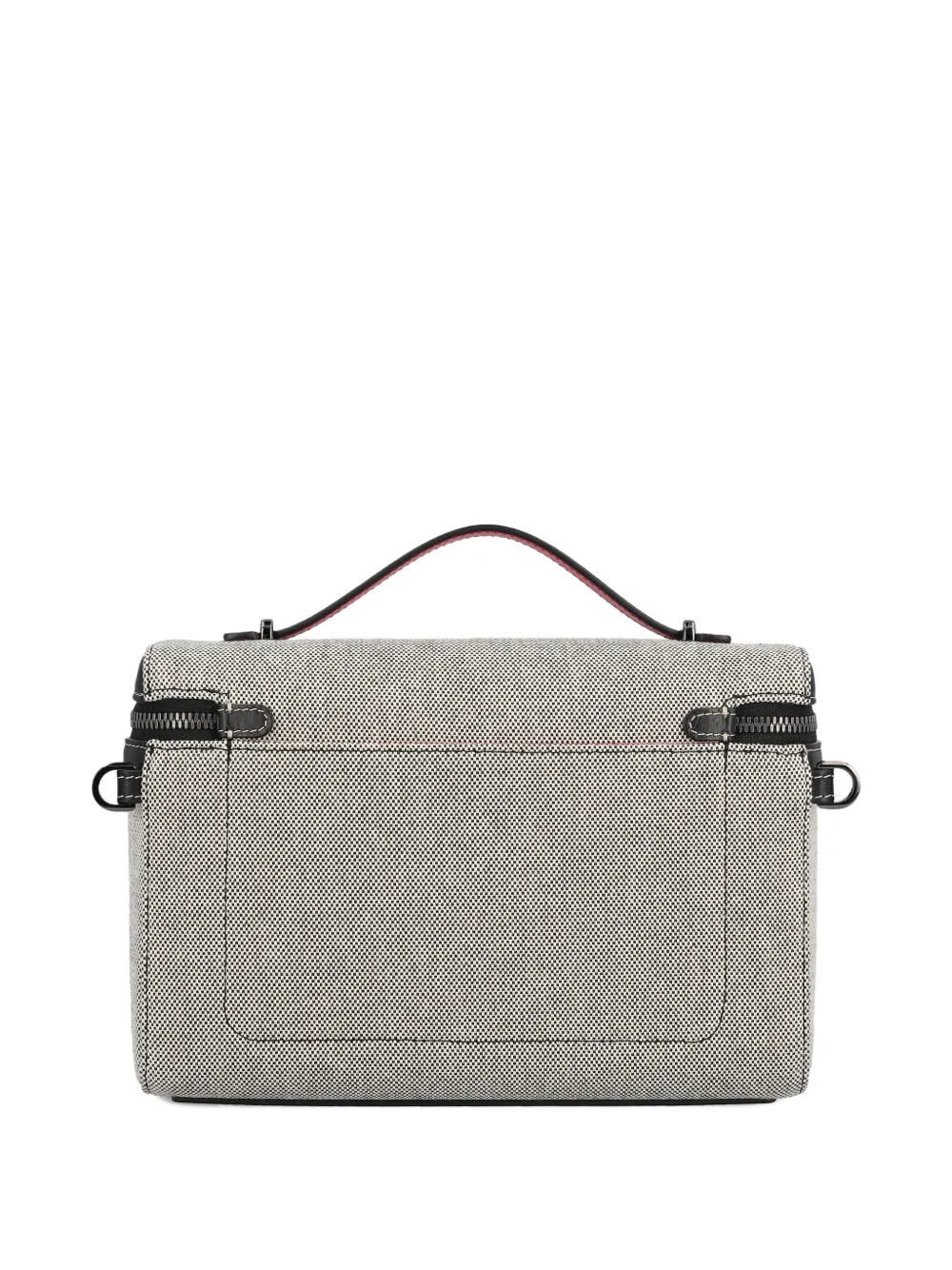 Christian Louboutin Djanis leather-trimmed canvas clutch bag | Image 2