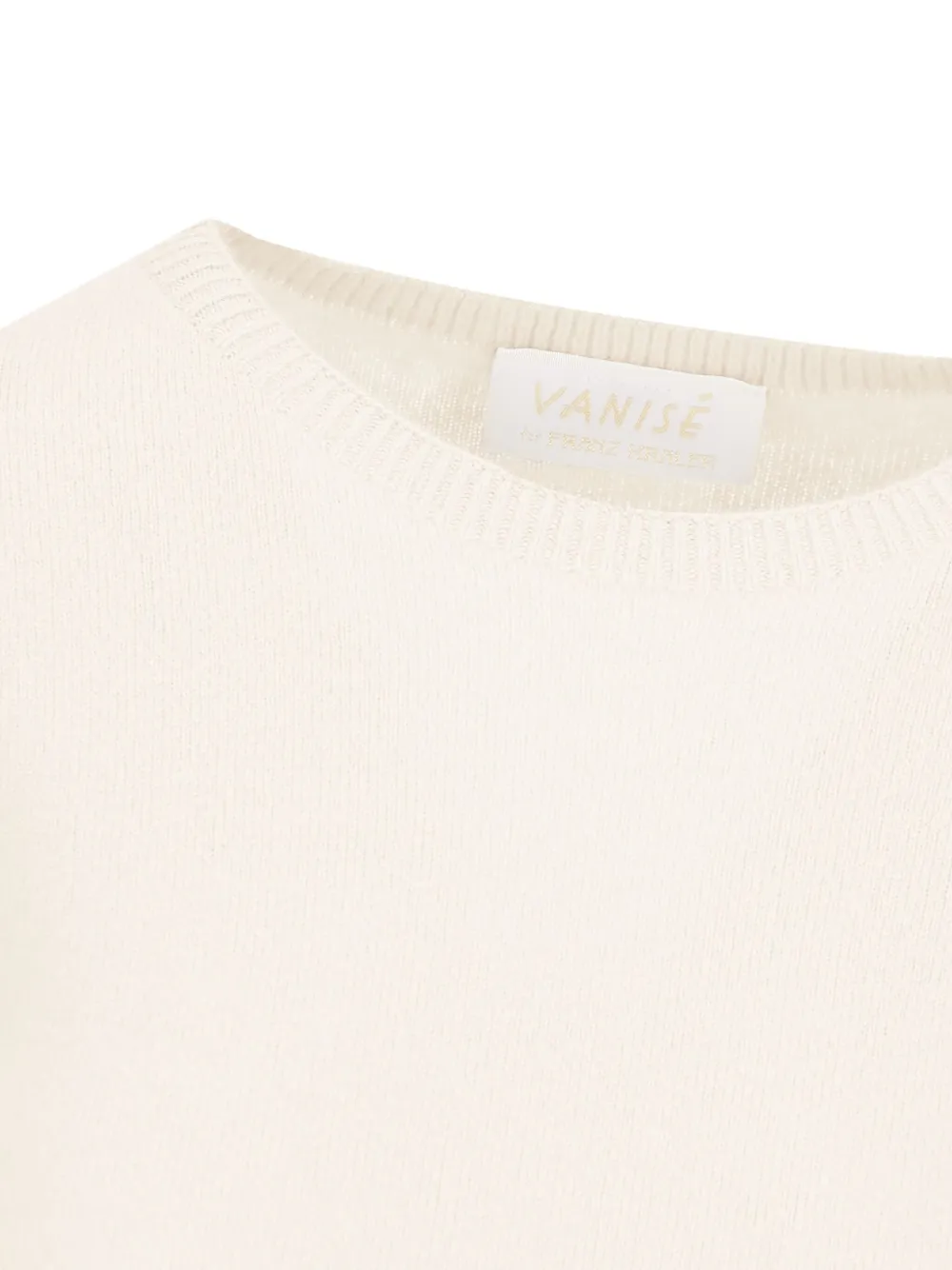 Vanisé Ribbed Cashmere Sweater In Neutral