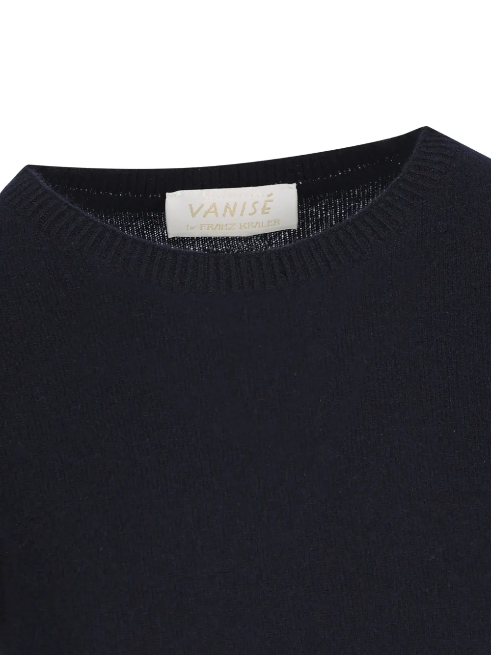 Ribbed-Hem Cashmere Top