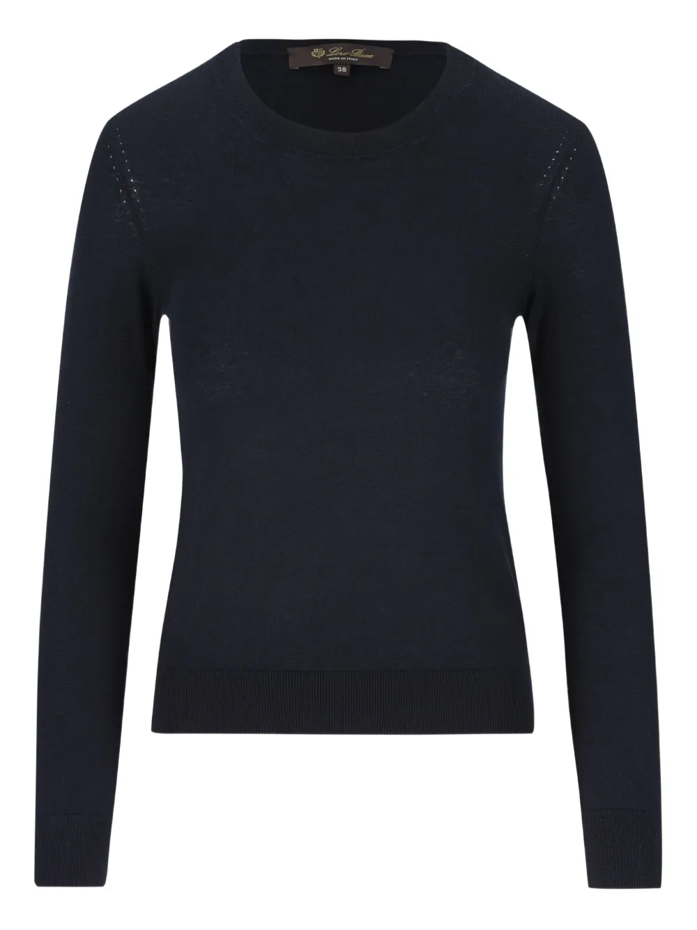 Loro Piana cashmere round-neck sweater | Blue | Image 1