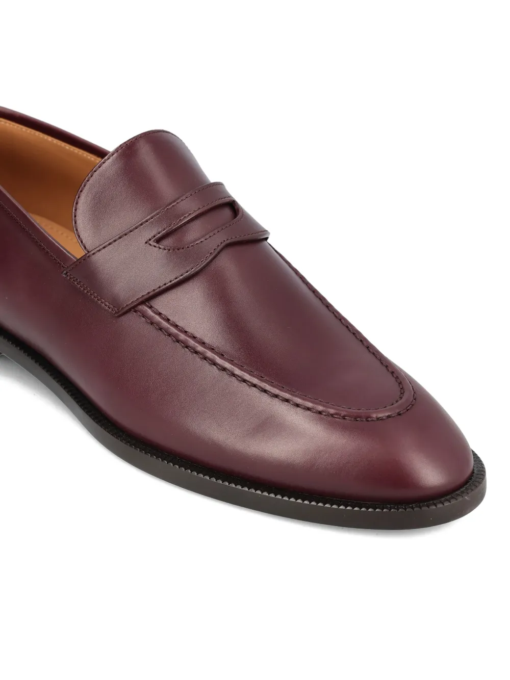 Loro Piana Leren loafers Rood